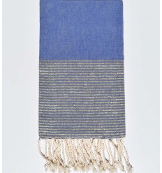 Beach towel blue jeans with...