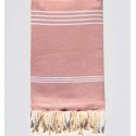 Fouta Mykonos couleur vieux rose
