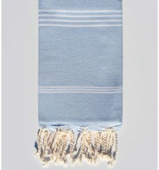 Fouta mykonos bleu clair