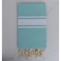Fouta classique vert eau - FOUTA TUNISIA