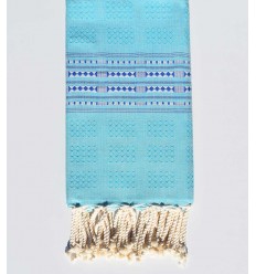 Fouta thalasso bleu céleste...