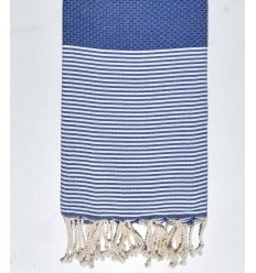 Fouta nid d'abeille couleur...