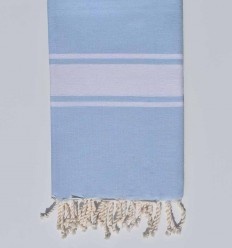 Fouta bleu clair