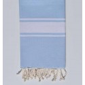 Fouta bleu clair