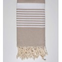 Jeté beige sable 1.90m*2m