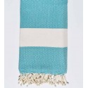 Fouta Diamant bleu tiffany