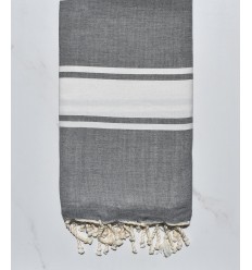 Fouta classique gris fer