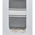 Fouta classique gris fer