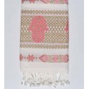 Fouta khomsa rose