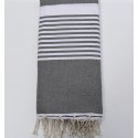 Jeté gris moyen 1.50m*2.50m