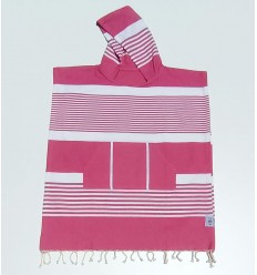 Poncho de plage enfant rose...