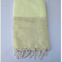FOUTA Lurex PLATE vert d'eau - FOUTA TUNISIA