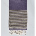 Lurex plate violet foncé