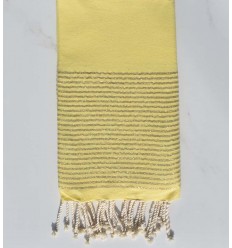 Lurex plate jaune clair