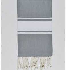 beach towel flat lead gray