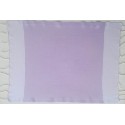 Lot de 10 serviettes de table couleur parme
