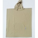 Poncho de plage couleur beige