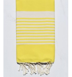 Fouta arthur jaune citron