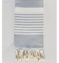 fouta arthur fumée avec rayures