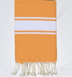 beach towel flat ocher orange