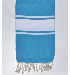 Classic azure blue fouta