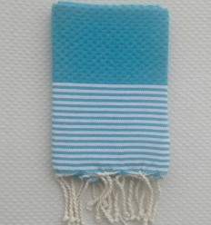 Serviette de table bleu...