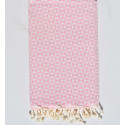 beach towel flat butterfly light pink