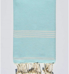 Fouta mykonos turquoise clair