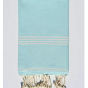 Fouta mykonos turquoise clair