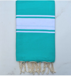 fouta Plate couleur baltic