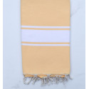 Strandtuch flaches gelbe Butter
