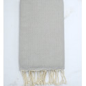 Fouta unie couleur beige