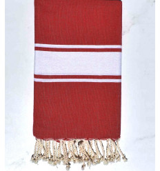 Classic red fouta