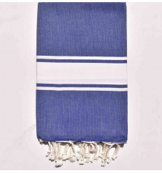 Fouta plate bleu jean...