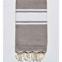 Fouta classique taupe - FOUTA TUNISIA