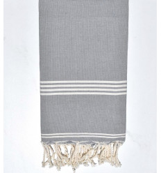 Fouta Mykonos gris