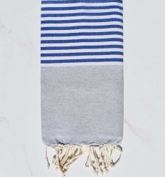 Fouta plate gris clair...