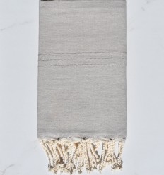 Fouta anglaise grège- Fouta Naturelle - FOUTA TUNISIA