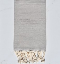 Fouta anglaise grège