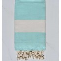 Fouta Diamant vert d'eau