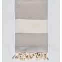 Fouta Diamant beige