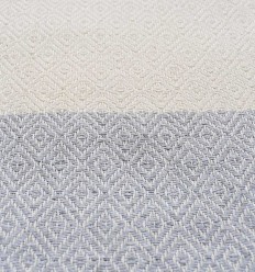 Fouta Diamant couleur gris clair 2