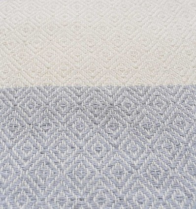 Fouta Diamant couleur gris clair