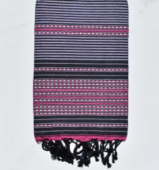 Fouta arabesque violet...