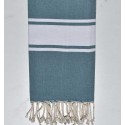Klassische Pfauenblaue Fouta