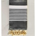 Fouta arthur gris foncé