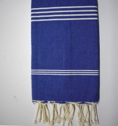 Fouta Mykonos bleu -