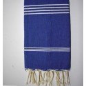 Fouta Mykonos bleu -