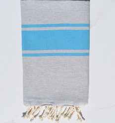 flat beach towel  gray and...