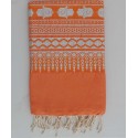 Fouta khomsa orange